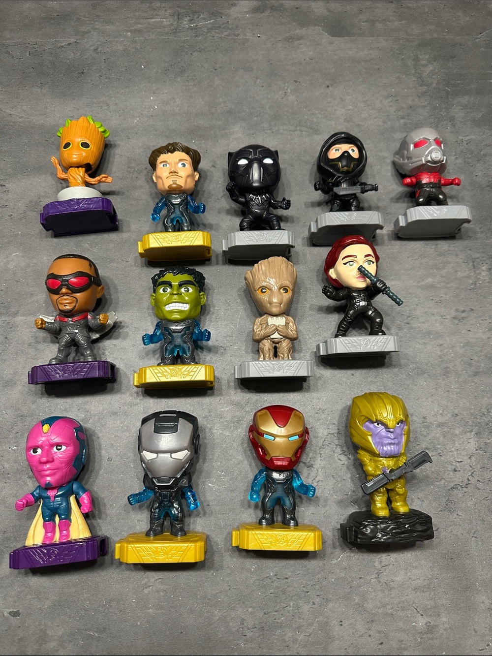 Marvel McDonalds happy meal toys
